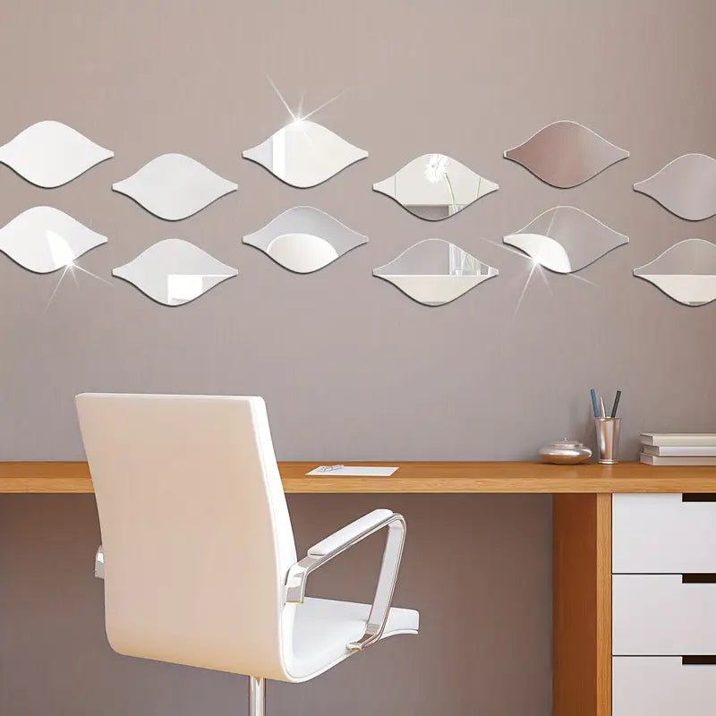 Water Drop Mirror Stickers - Osacean Sky Logistics