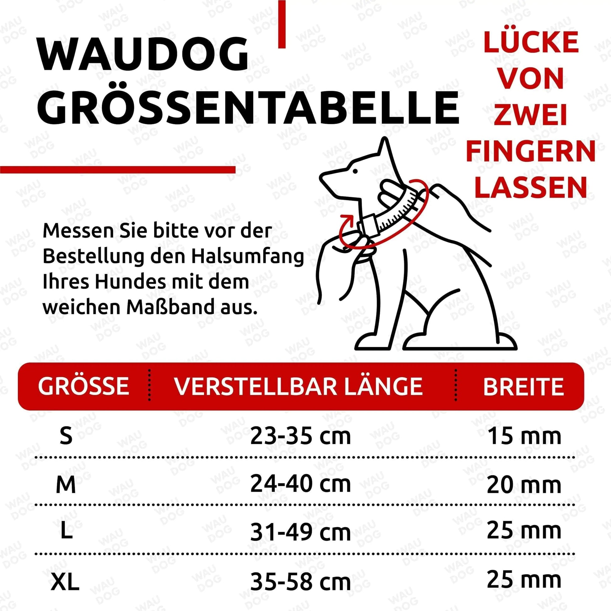 WAUDOG Waterproof Dog Collar Adjustable Dog Collar for Large Dogs Small and Medium Dogs Heavy Duty Dog Collars with Durable Metal Clasp and QR Dog Tag Boy & Girl Dog Collars (Black) - Osacean Sky Logistics