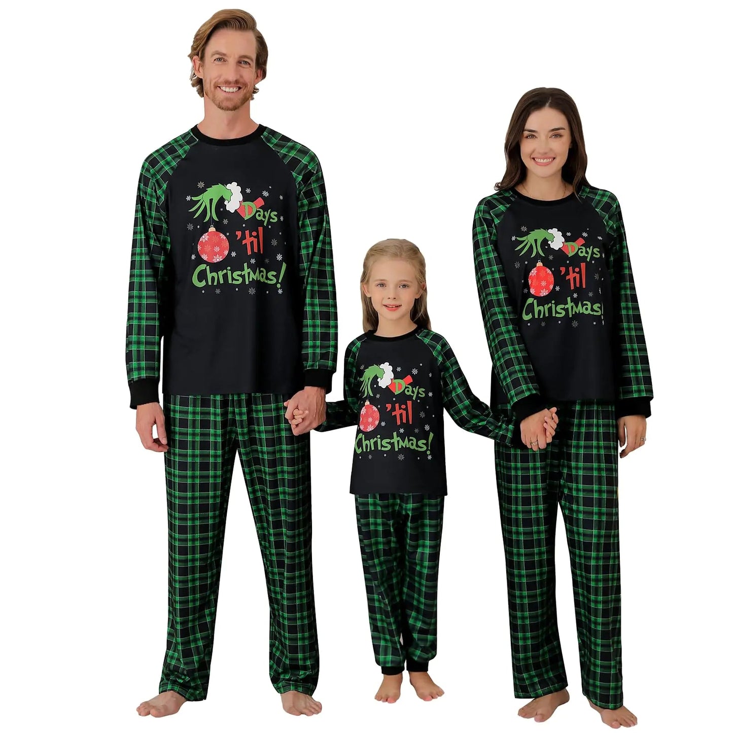 Weixinbuy Christmas Pajamas for Family Christmas Pjs Matching Christmas Pjs for Couples Women Men Kids Girls Boys - Osacean Sky Logistics