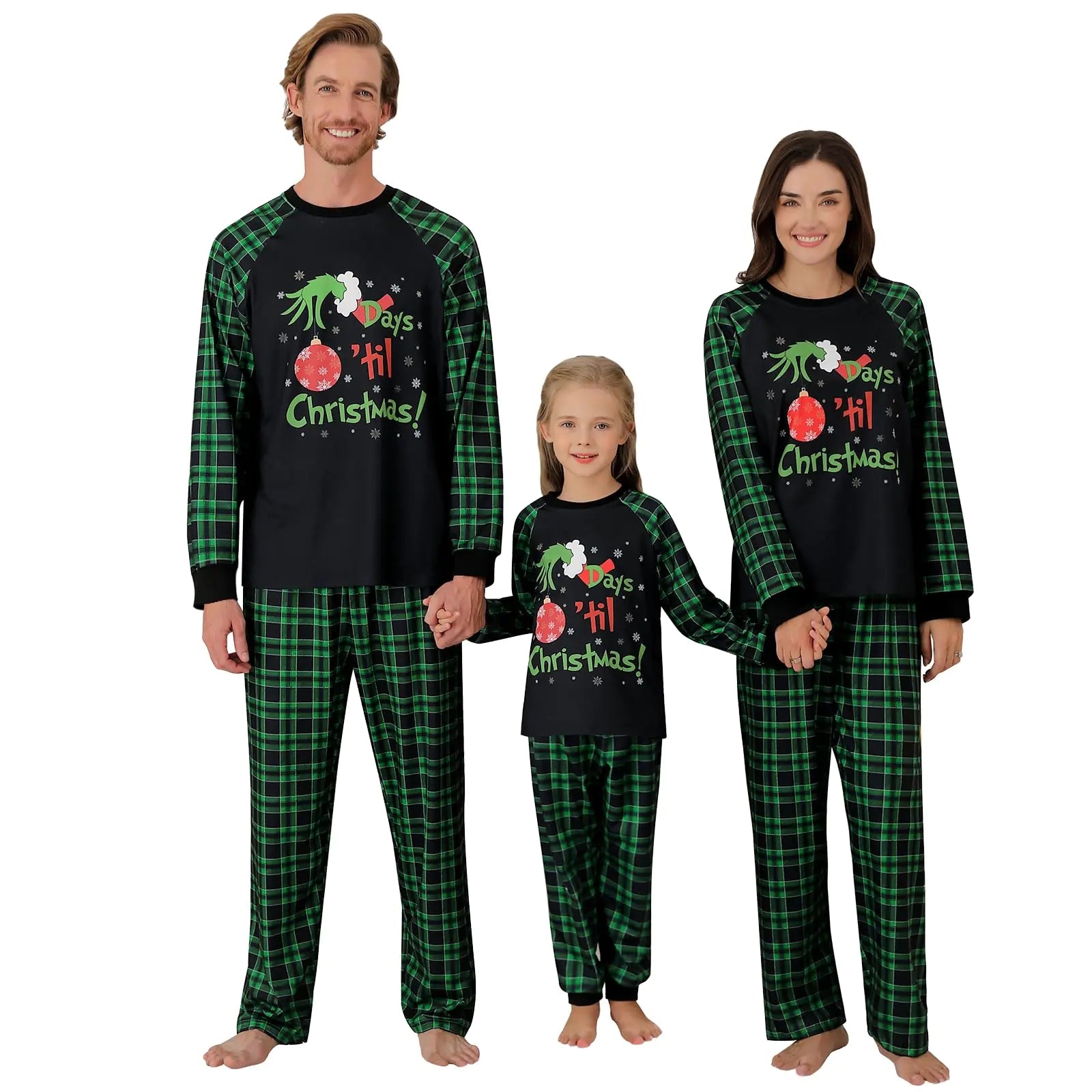 Weixinbuy Christmas Pajamas for Family Christmas Pjs Matching Christmas Pjs for Couples Women Men Kids Girls Boys - Osacean Sky Logistics