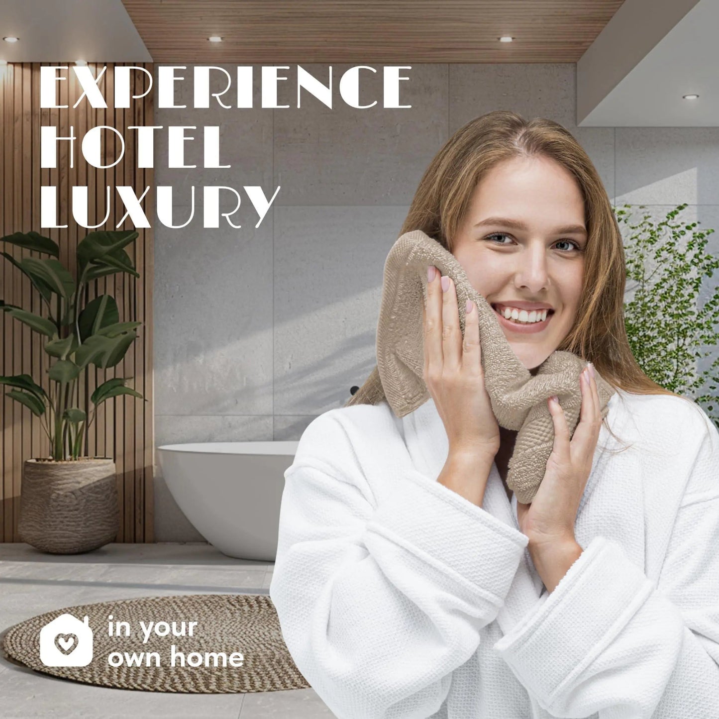 White Classic Taupe Washcloths Set 12 Pack for Body and Face Towel 12x12 Inch Cotton Wash Cloths Bulk Spa Fingertip Wash Clothes Soft Absorbent Gym Towels - Osacean Sky Logistics