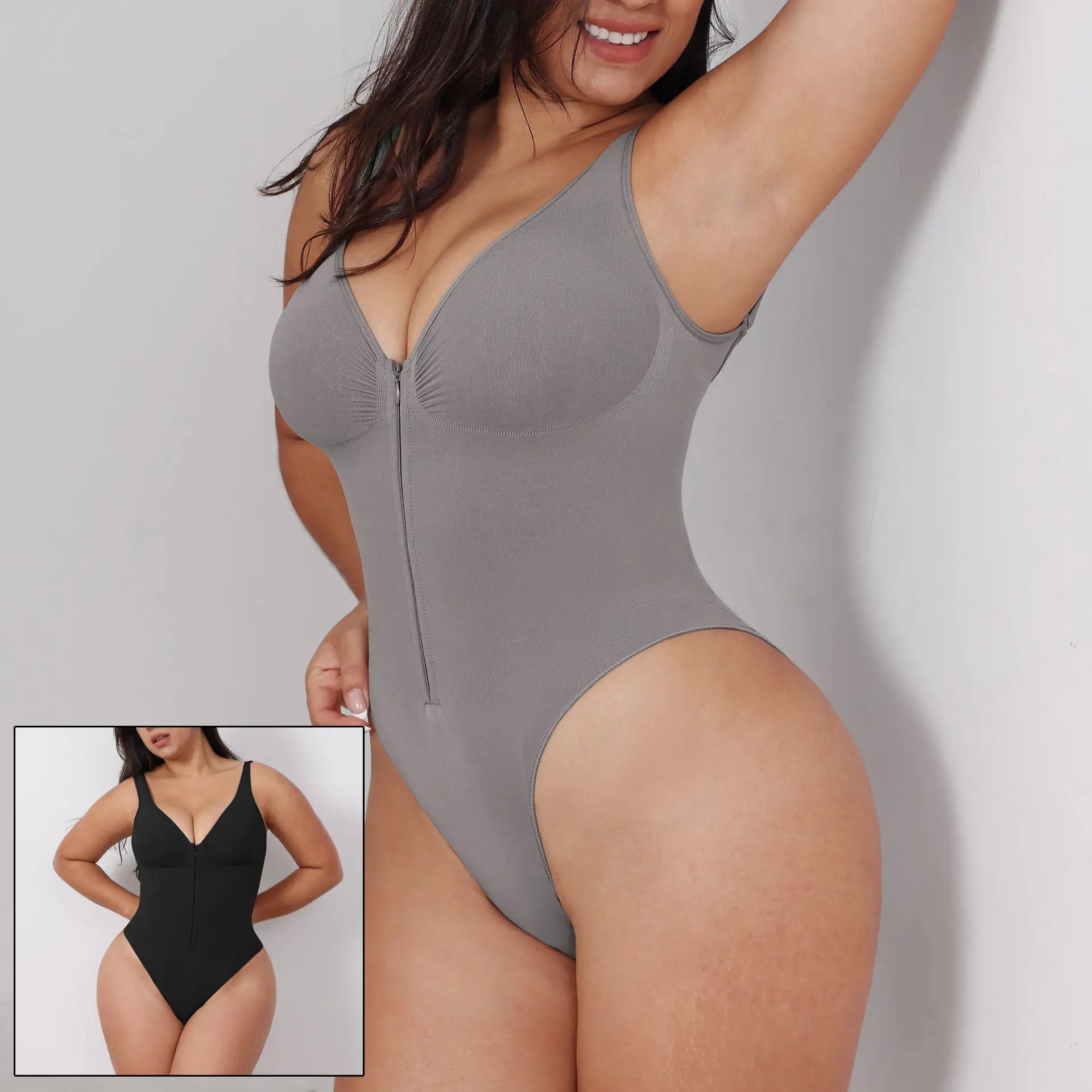 Women's Slimming Underwear Bodysuit Corset Body Shaper Waist Shaper Shapewear Woman Post - Surgical Slimming Zip Jumpsuit - Osacean Sky Logistics
